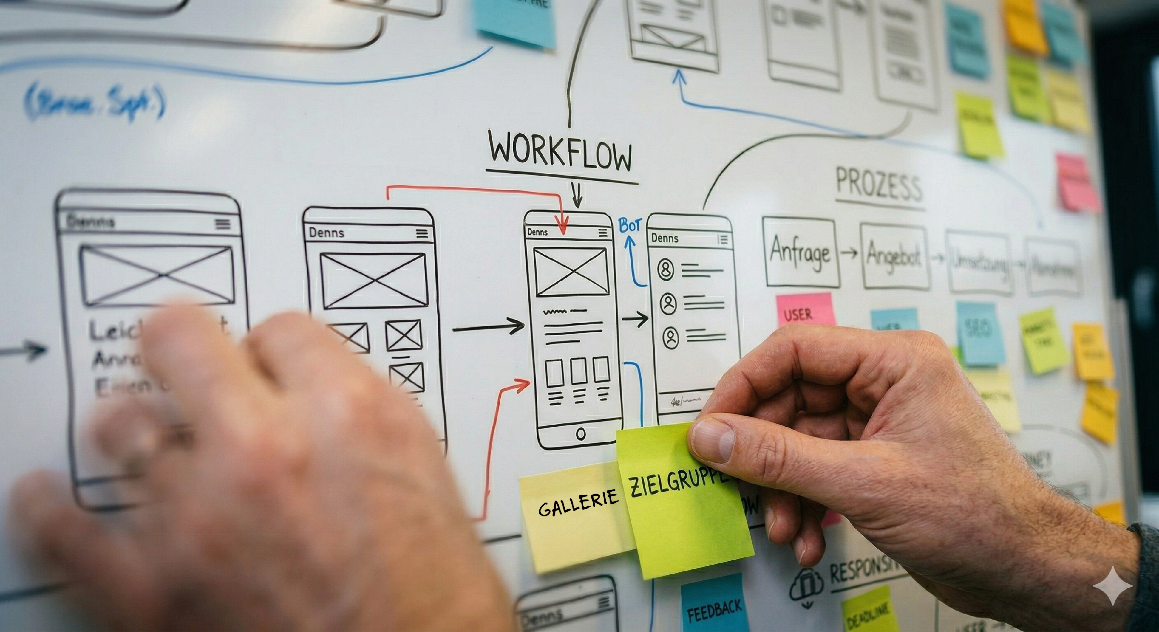 Konzeption · Wireframes